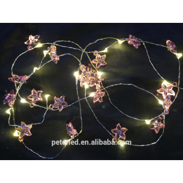 European Popular Sale Battery LED String Light with shapes for Decoration